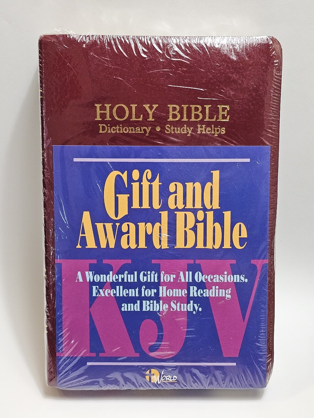 KJV Holy Bible Gift & Award King James Version Burgundy Sealed World Publishing
